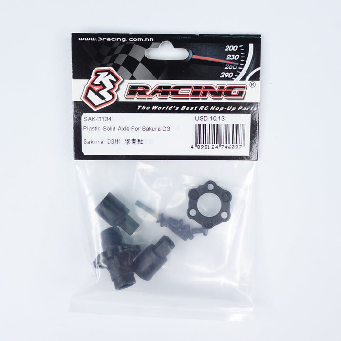 SAK-D134 Plastic Solid Axle For Sakura D3