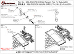 SAK-D323/PK Drift Belt Tension Post For Sakura D3