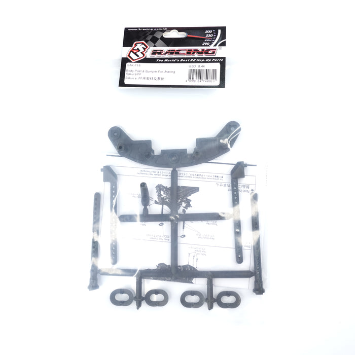 SAK-F18 Body Post & Bumper For 3racing Sakura FF