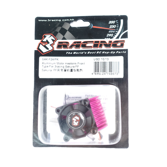 SAK-F24/PK Aluminium Motor Heatsink Front Type For 3racing Sakura FF