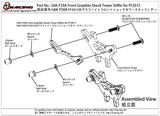 SAK-F50A Front Graphite Shock Tower Stiffer for FF2015