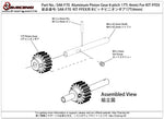 SAK-F70 Aluminum Pinion Gear 8 pitch 17T( 4mm) For KIT-FFEX