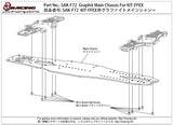 SAK-F72 Graphit Main Chassis For KIT-FFEX