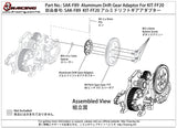 SAK-F89 Aluminum Drift Gear Adaptor For KIT-FF20