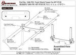 SAK-F95 Front Graphite Shock Tower For KIT-FF20