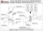 SAK-M4S36 Steering Set For 3RACING SAKURA M