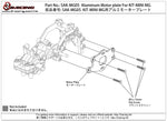 SAK-MG05 Aluminum Motor plate For KIT-MINI MG