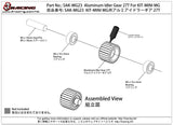 SAK-MG23 Aluminum Idler Gear 27T For KIT-MINI MG