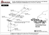 SAK-MG29A Aluminum Rear Suspension Mount RR 2 Degree For KIT-MINI MG