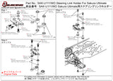 SAK-U111/WO Steering Link Holder For 3racing Sakura Ultimate
