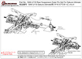 SAK-U118 Rear Suspension Outer Pin Set For 3racing Sakura Ultimate