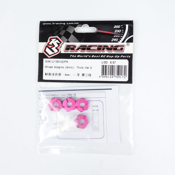 SAK-U130/V2/PK Wheel Adaptor (4mm) - Thick Ver.2