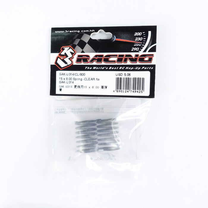 SAK-U314/CL/800 15 x 8.00 Spring -CLEAR for SAK-U314