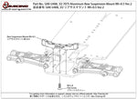 7075 Aluminum Rear Suspension Mount RR+0.5 Ver.2