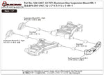 7075 Aluminum Rear Suspension Mount RR+1