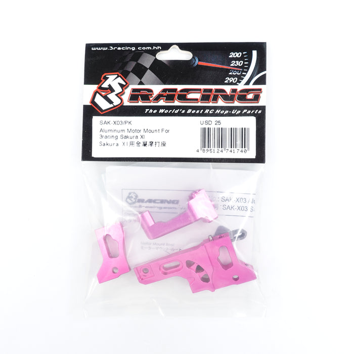 SAK-X03/PK Aluminum Motor Mount For 3racing Sakura XI