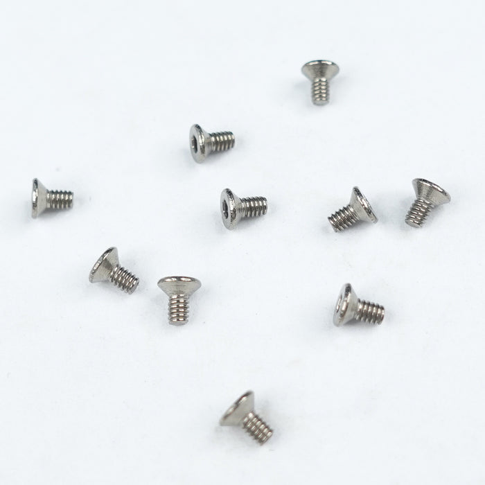 Titanium Flat Head Hex Socket - Machine (10 Pcs)