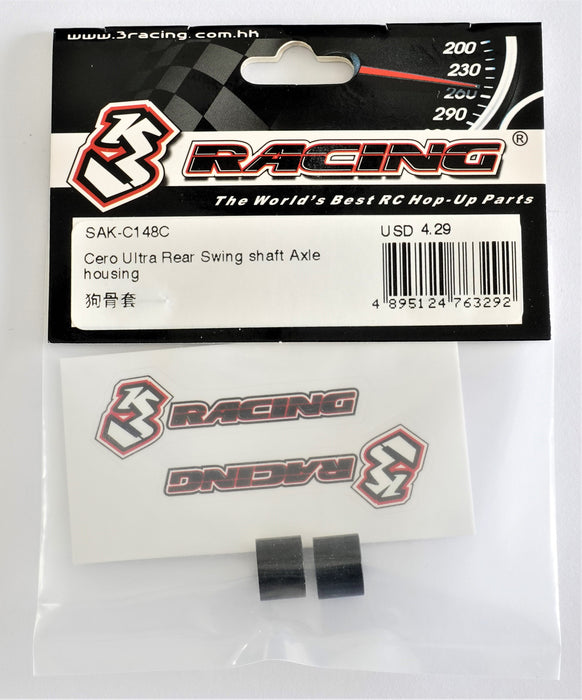 SAK-C148C Rear Swing Shaft Axle Housing For 3RACING Cero Ultra