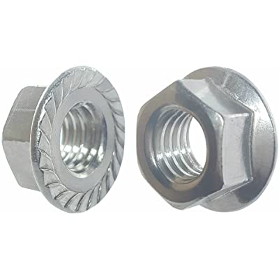 4mm Serrated Aluminum Locknut (8pcs)